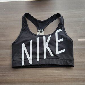 Black and White Nike Sports Bra